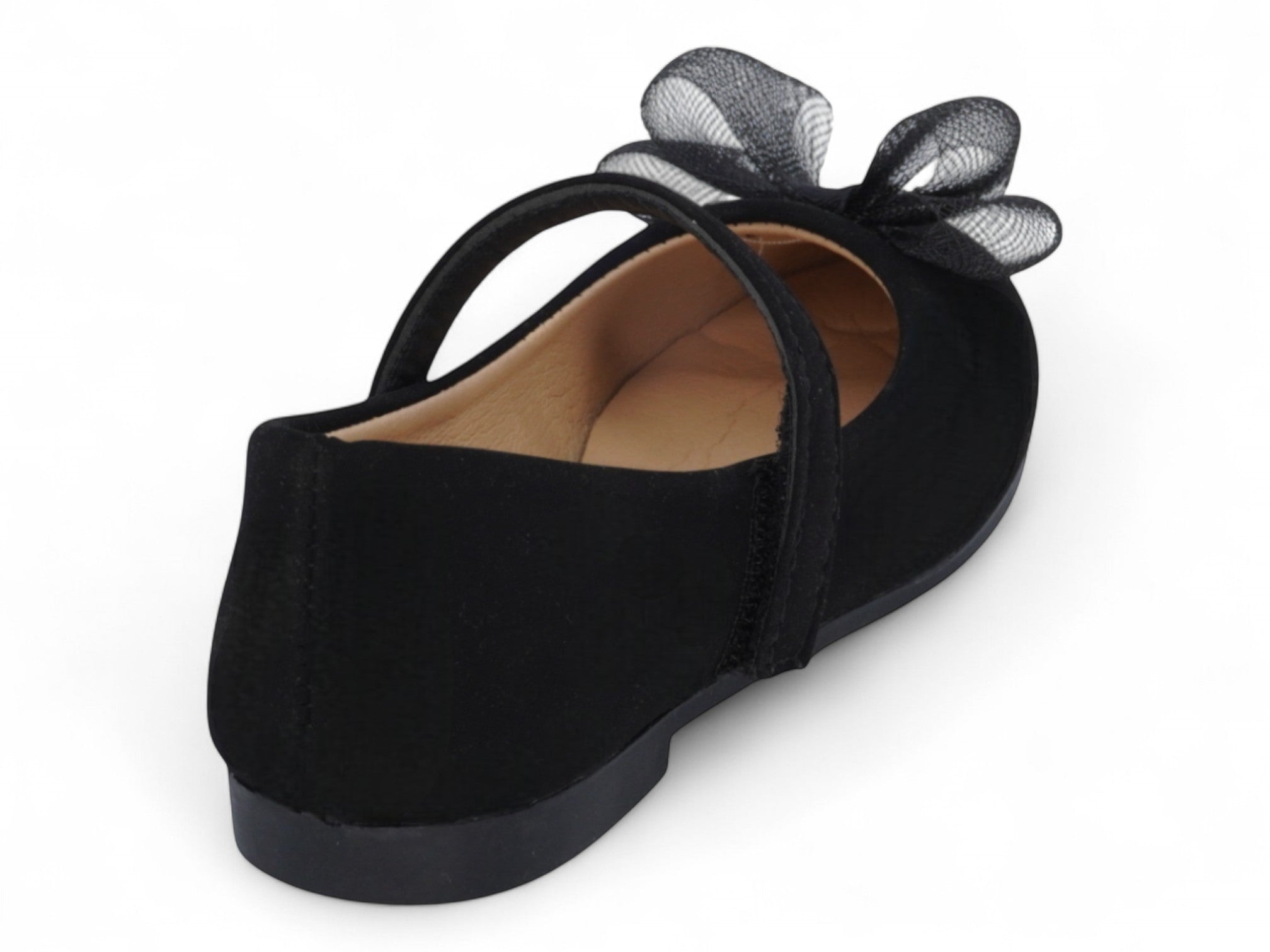 Girls' Black Lia Flat