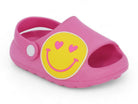Girl's Smiley Face Slide Sandals