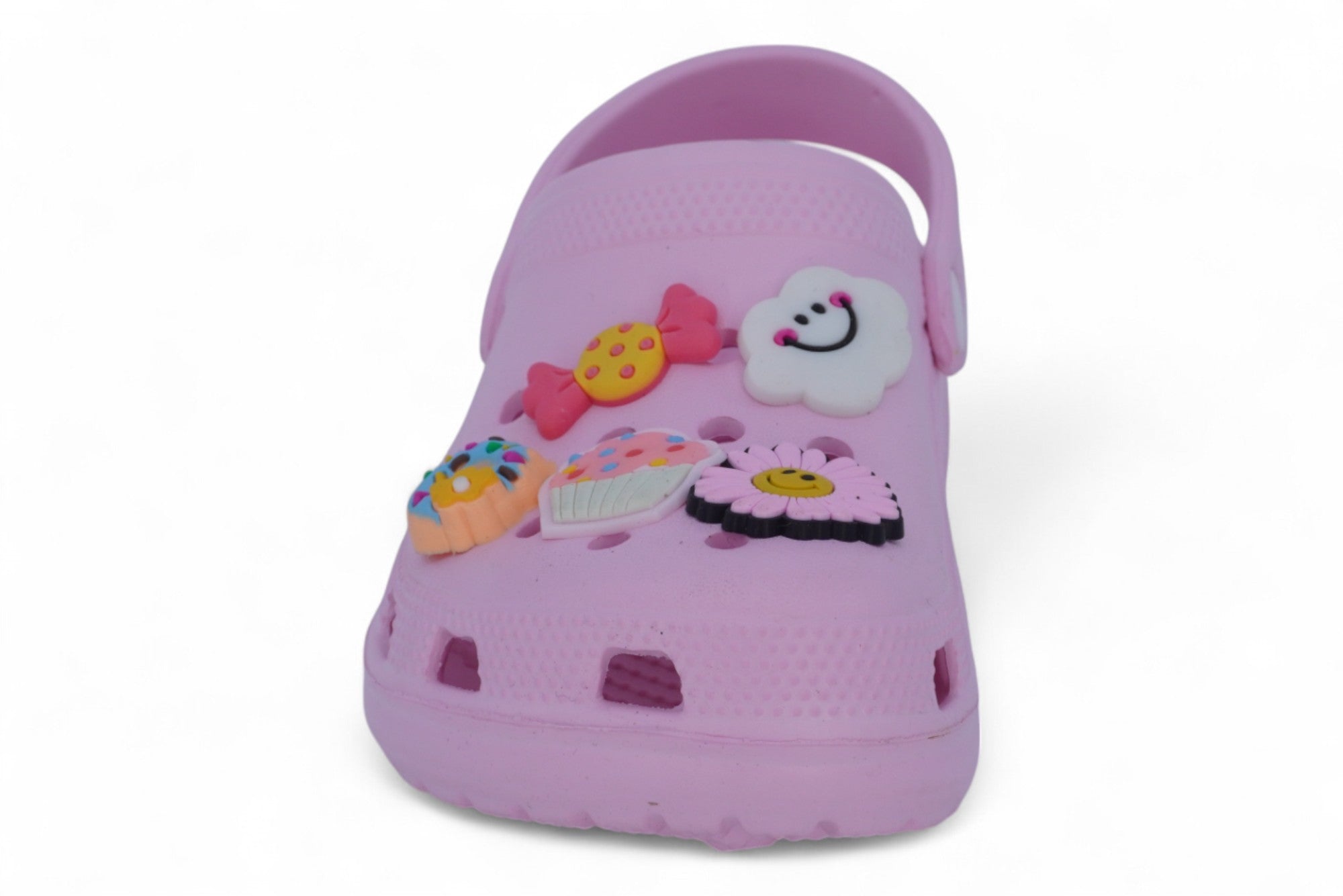 girls-pink-charm-clog