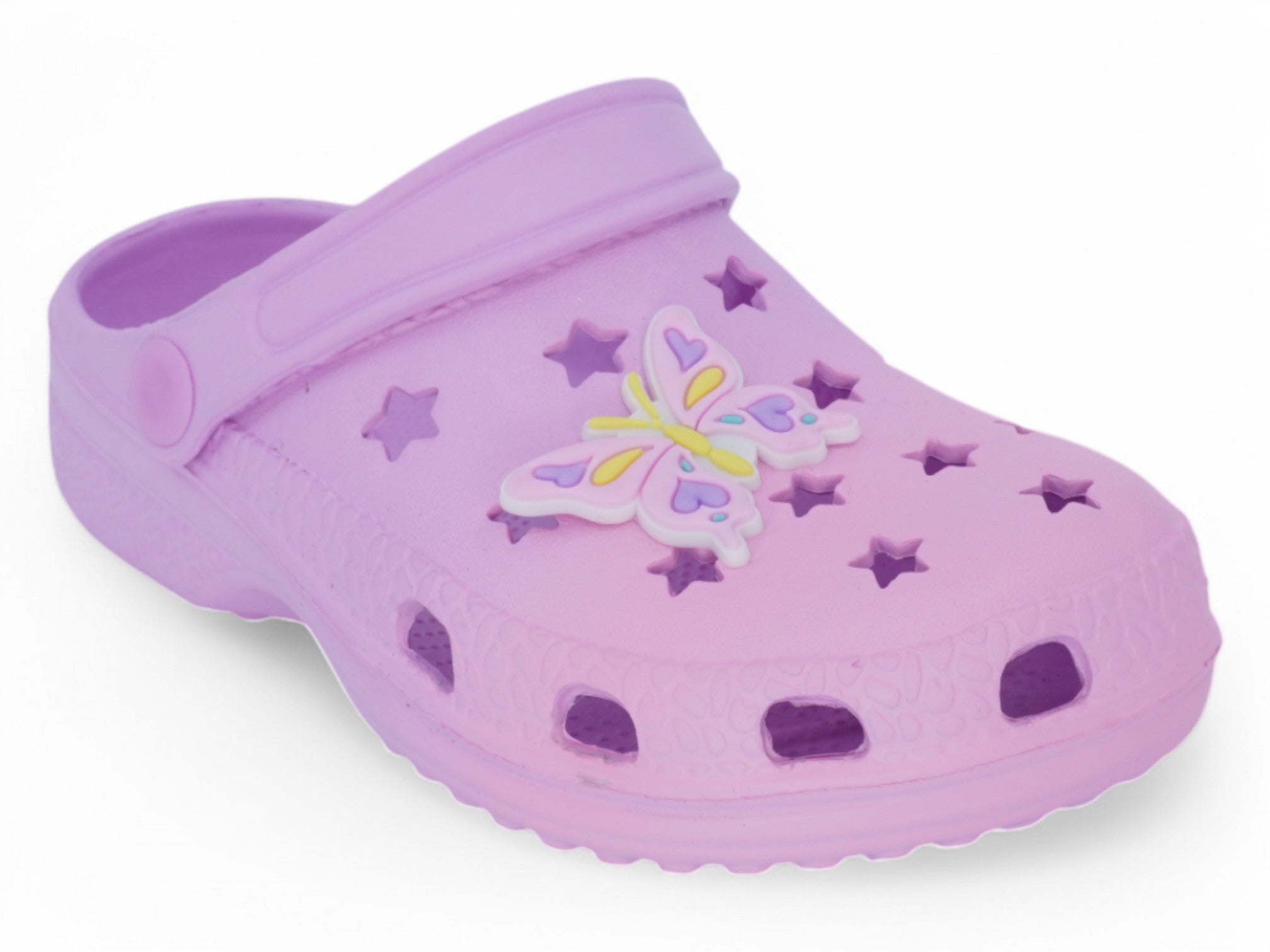 Toddler Purple Butterfly Ombré Clog