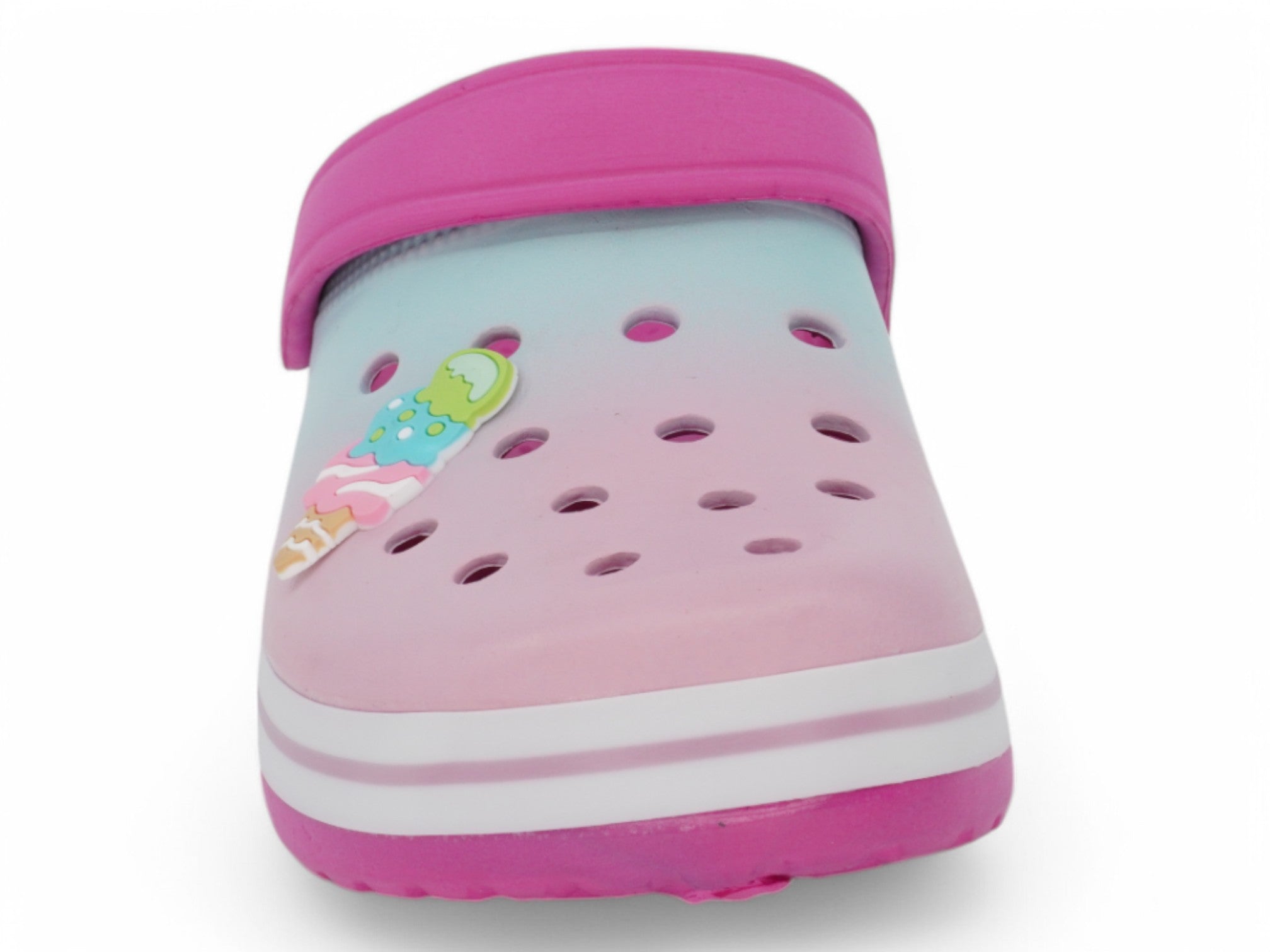 Girls Ice Cream Charm Clog