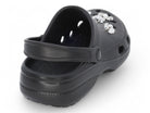 Girls Black CZ Charm Clog