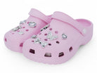 Girls Pink CZ Charm Clog