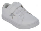 Toddler White & Silver Star Sneaker