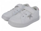 Toddler White & Silver Star Sneaker