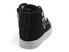 Toddler Black Flower High Top Sneaker