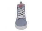 Girls Gray Patch High Top Sneaker