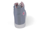 Girls Gray Patch High Top Sneaker
