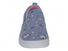 Toddler Blue Unicorn Slip On