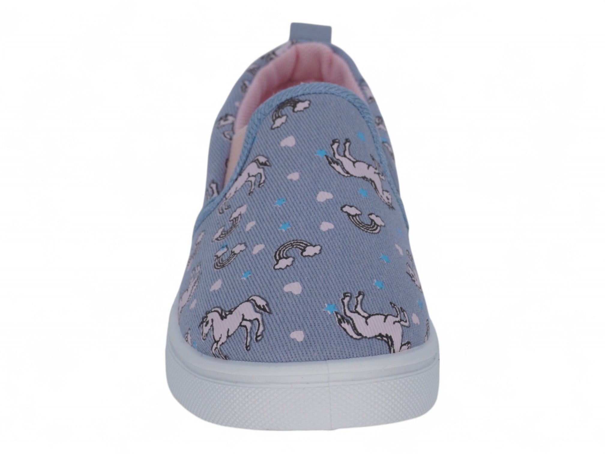 Toddler Blue Unicorn Slip On