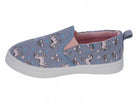 Toddler Blue Unicorn Slip On