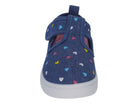 Toddler Denim Heart T-Strap Slip On
