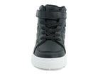 Girls' Black Quilted Vegan Leather High Top