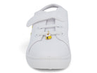Girls' White Flower & Bee Sneaker