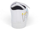 Girls' White Flower & Bee Sneaker