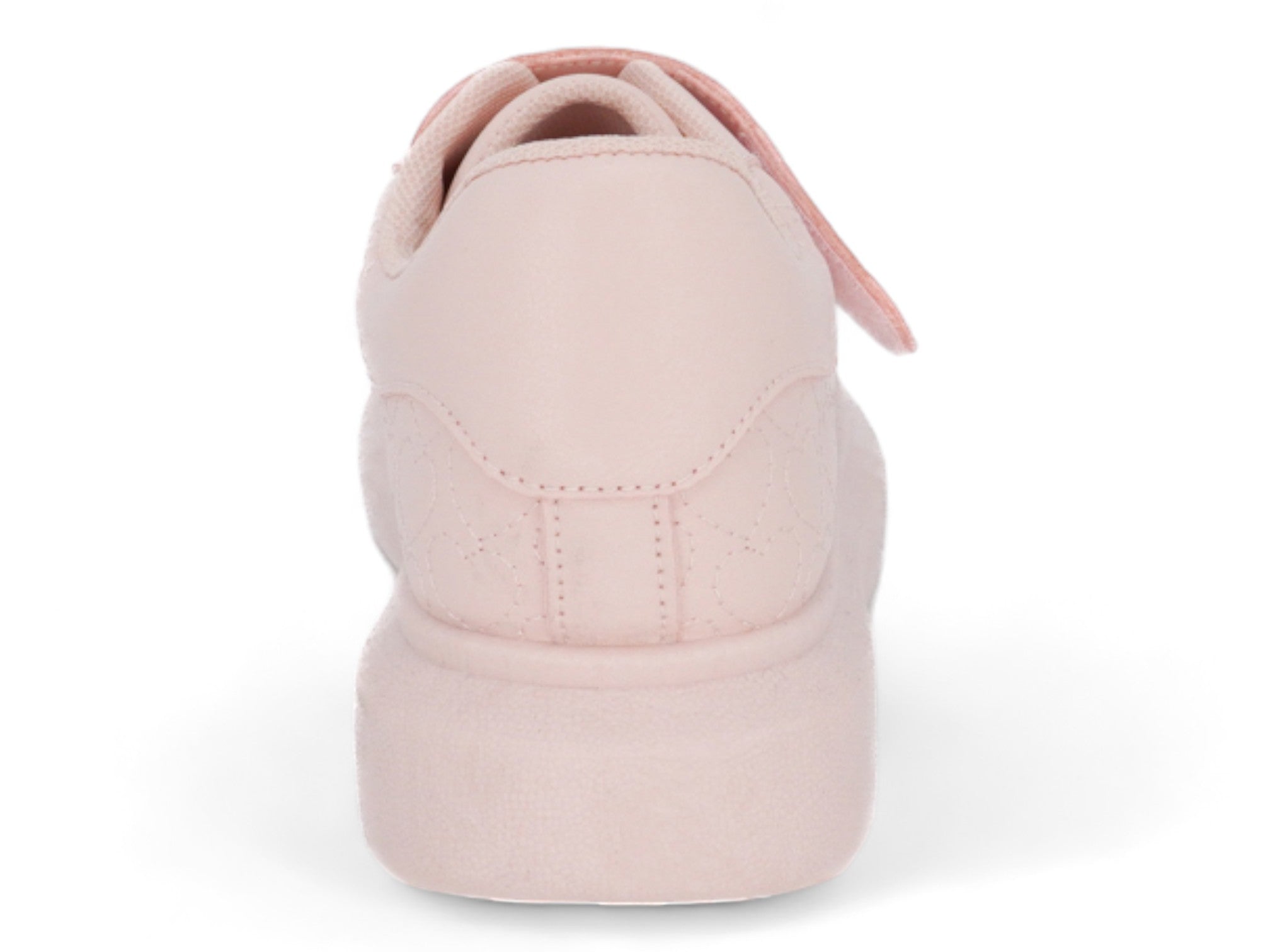 Girls Pink Heart Platform Sneaker