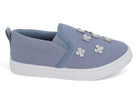 Girls' Denim Flower Slip On