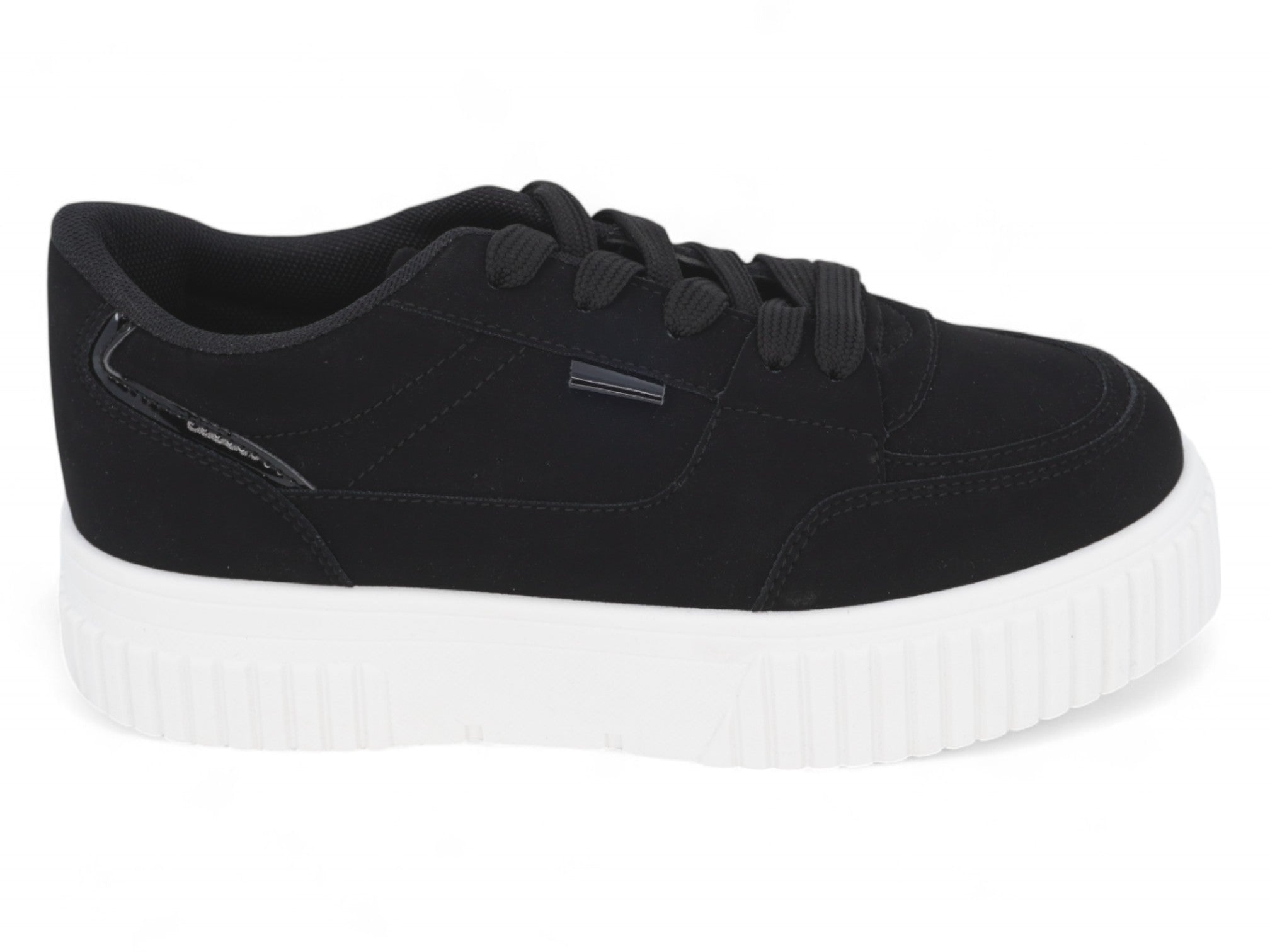 Girls Black Low Top Sneaker