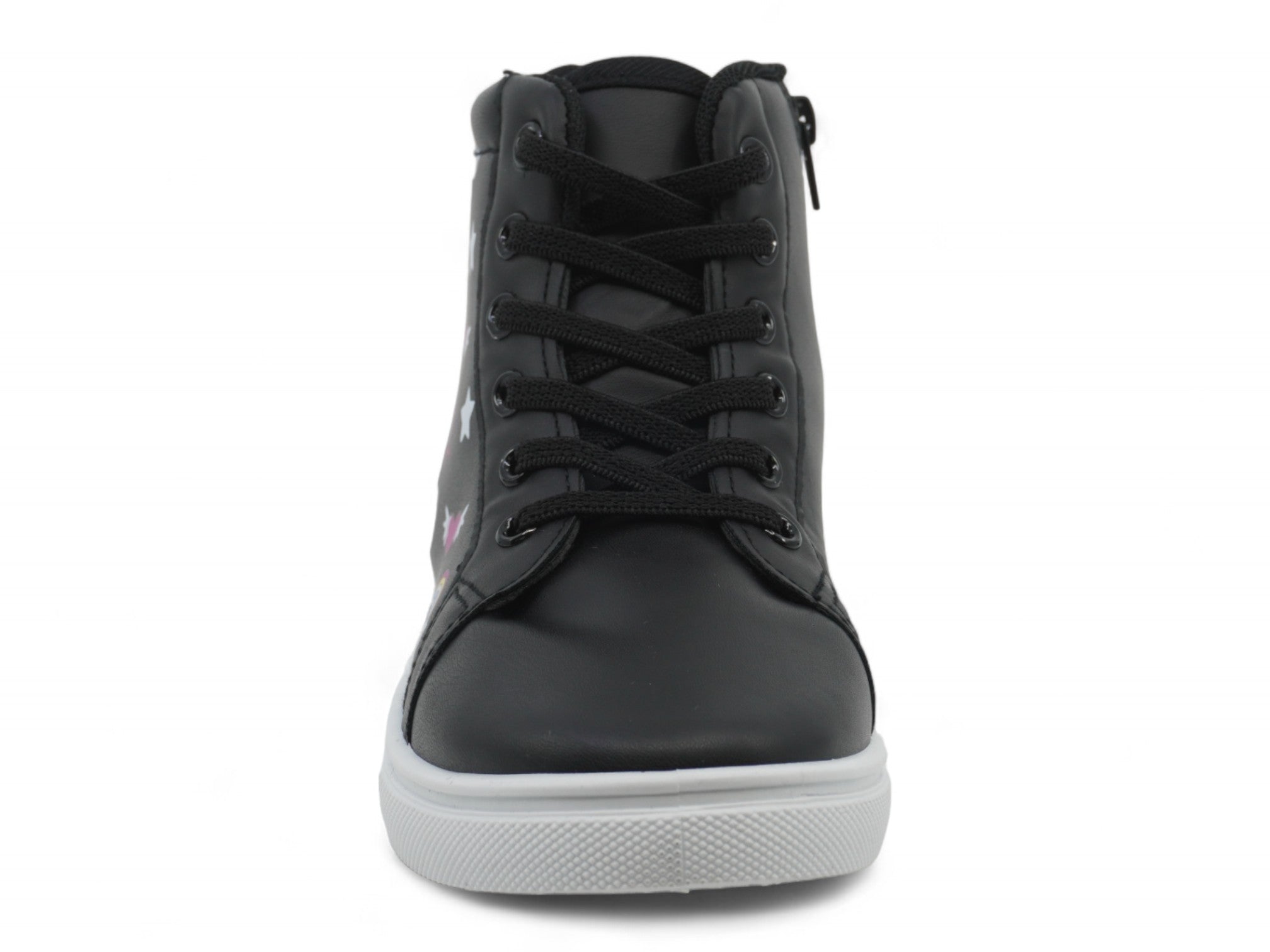 Girls Rainbow & Stars High Top Sneaker