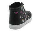 Girls Rainbow & Stars High Top Sneaker