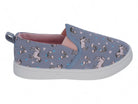 Girls' Blue Unicorn Slip On