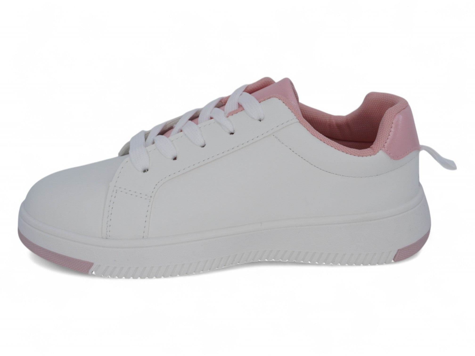 Girls' Pink B Low Top Sneaker