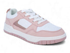 Girls' Pink & White Court Sneaker
