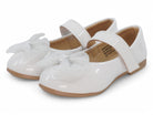 Toddler White Patent Nathalie Flat