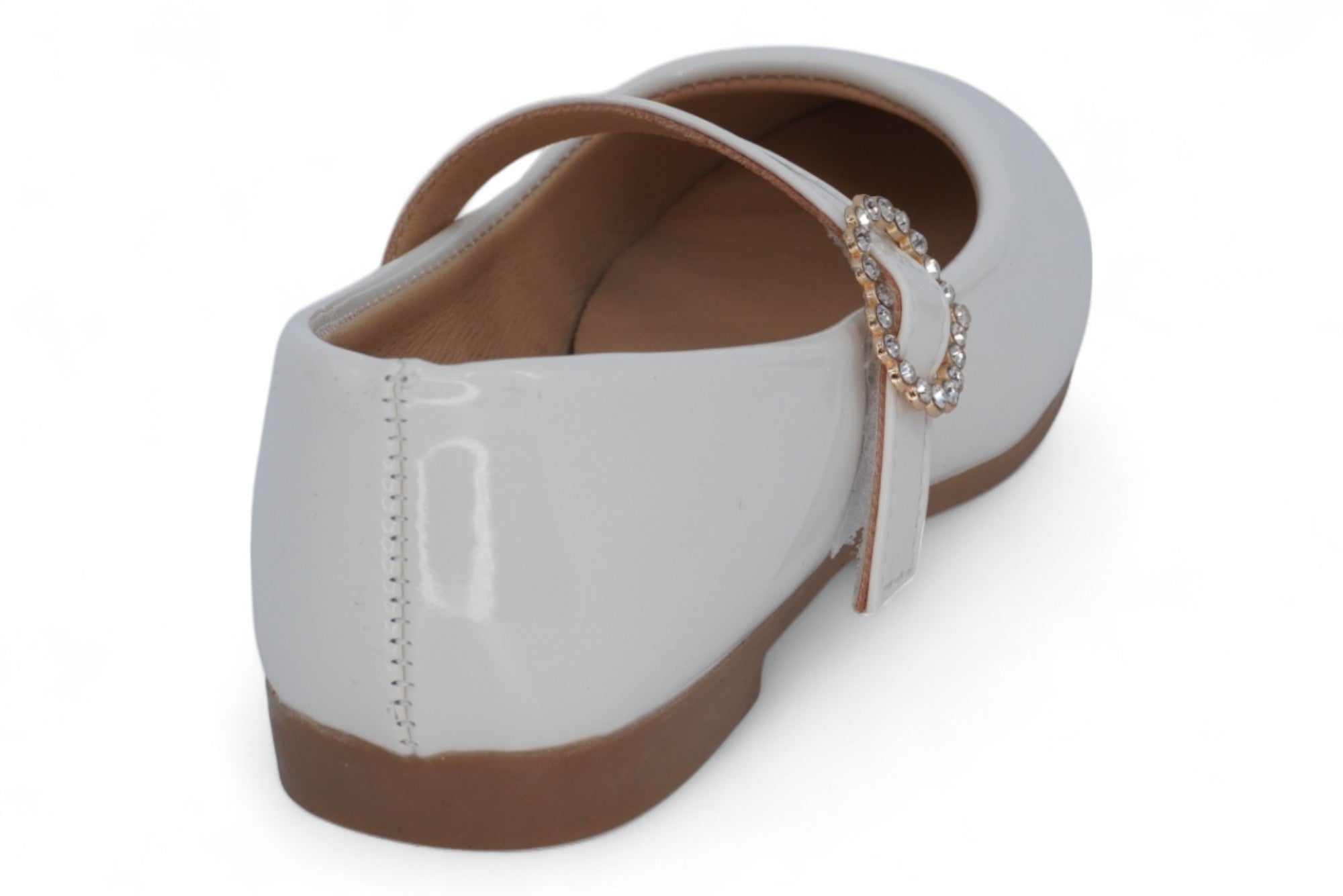 Toddler White Vienna Flat