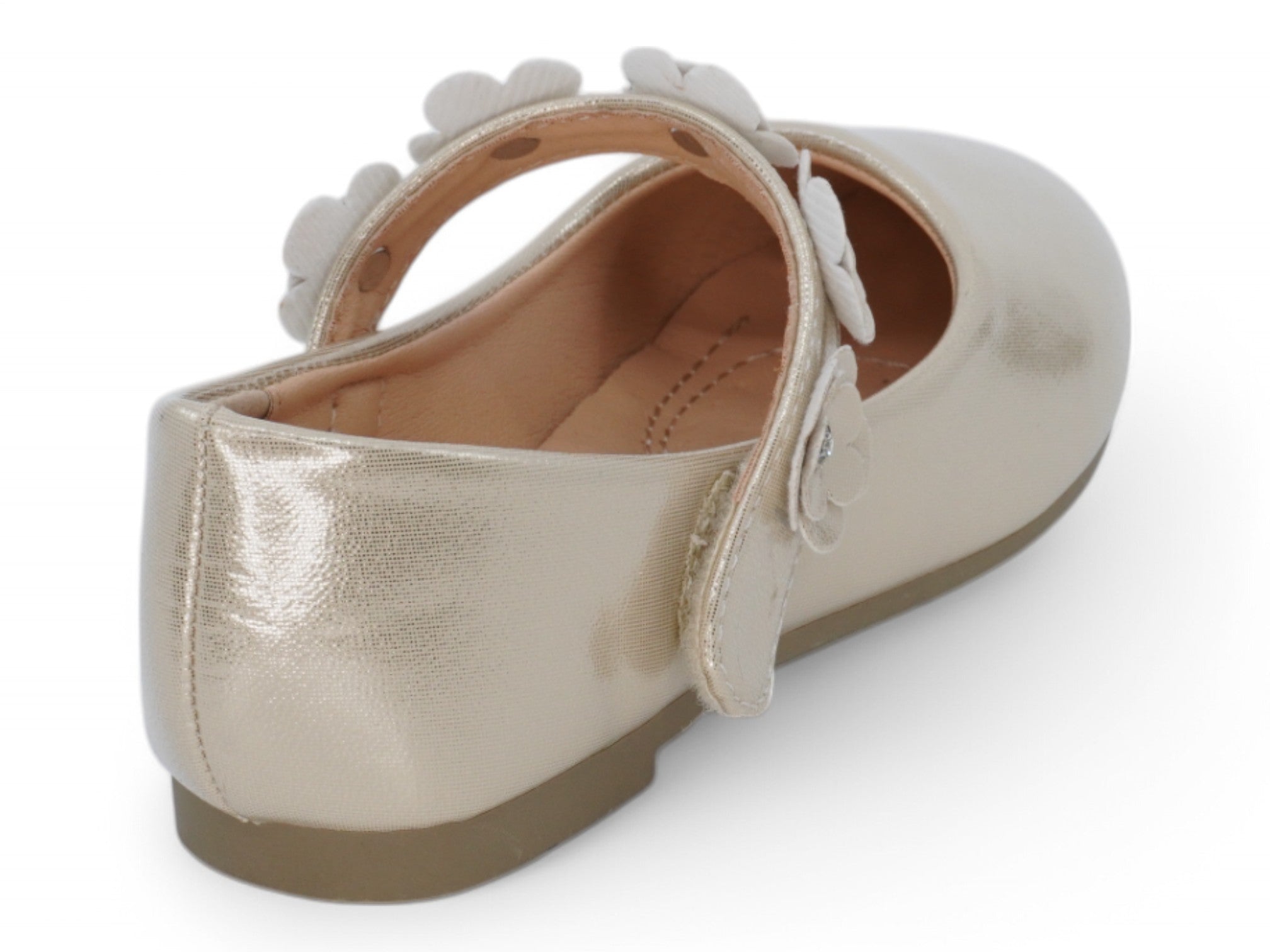 Toddler Champagne Gia Flat
