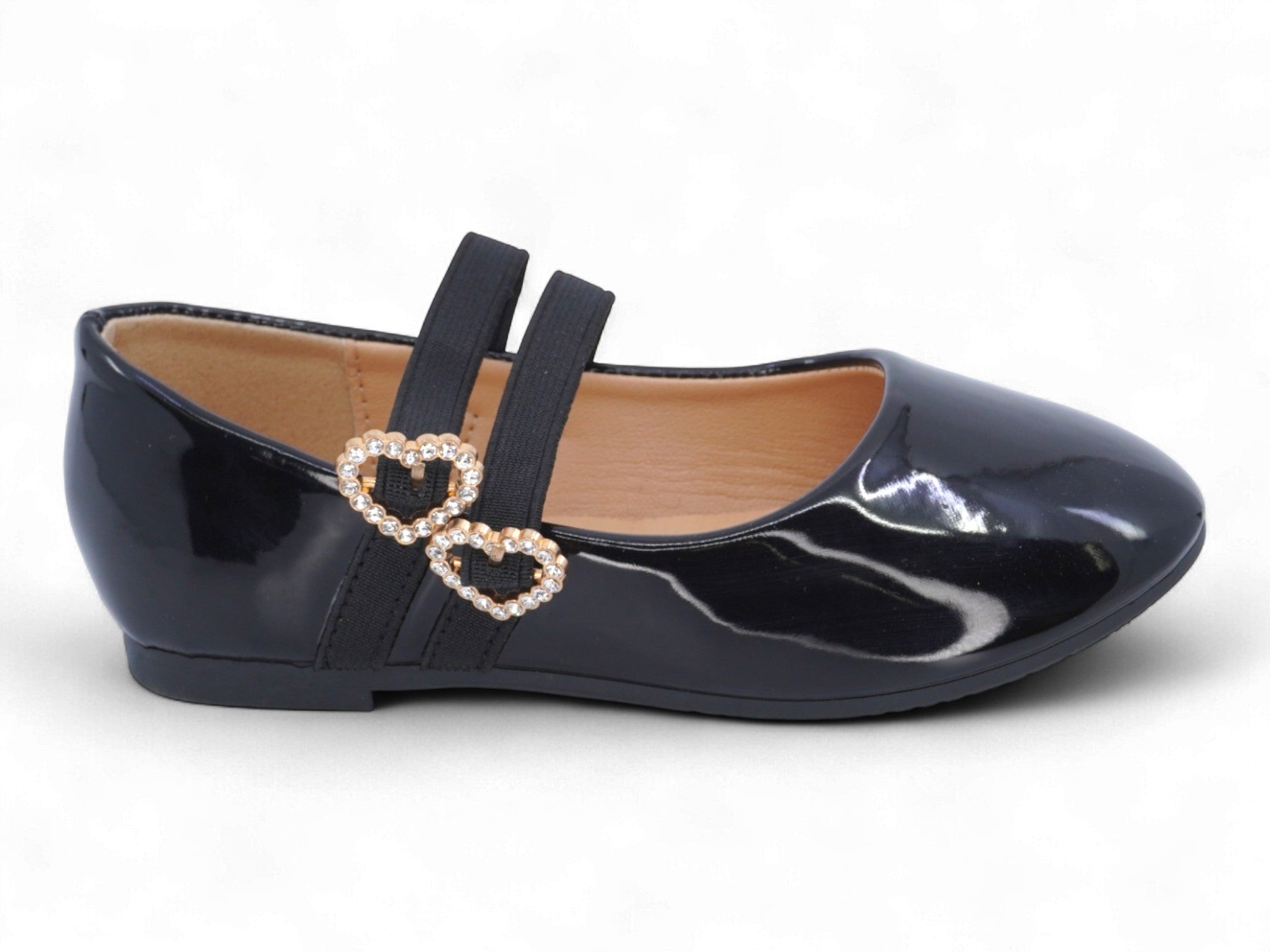 Toddler Black Kaya Flat