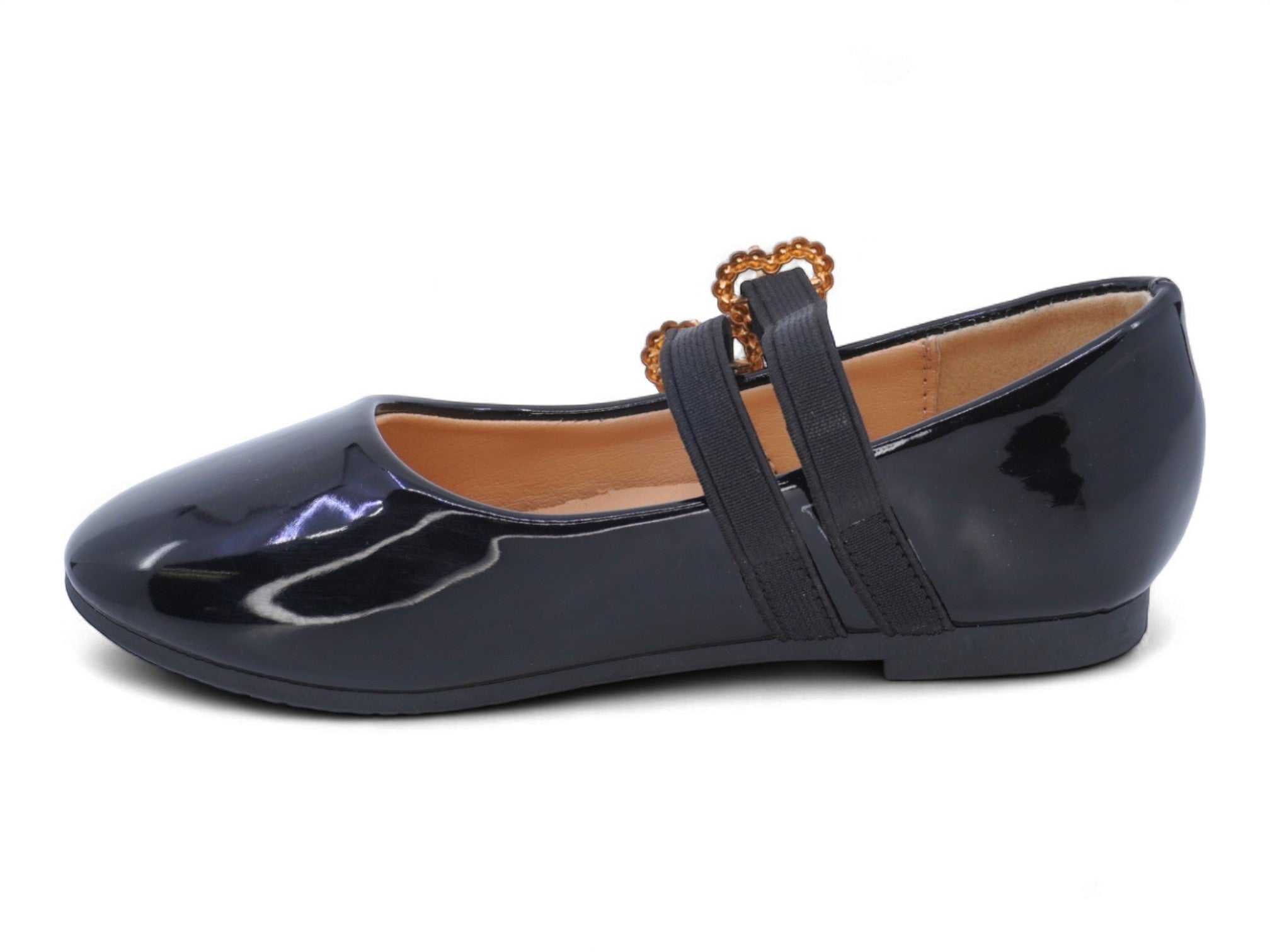 Toddler Black Kaya Flat