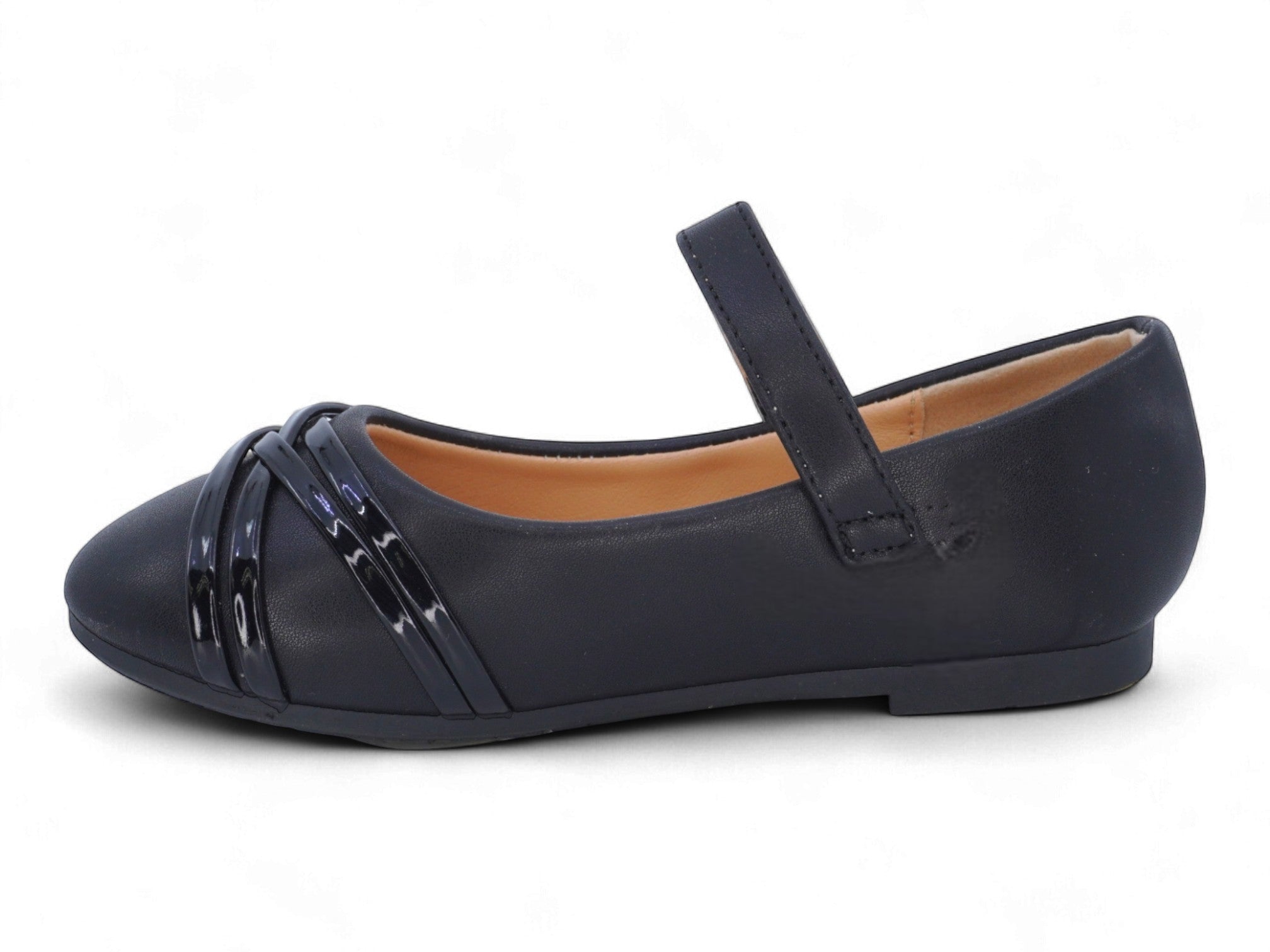 Girls' Black Adina Flat
