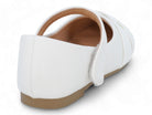 Girls' White Adina Flat