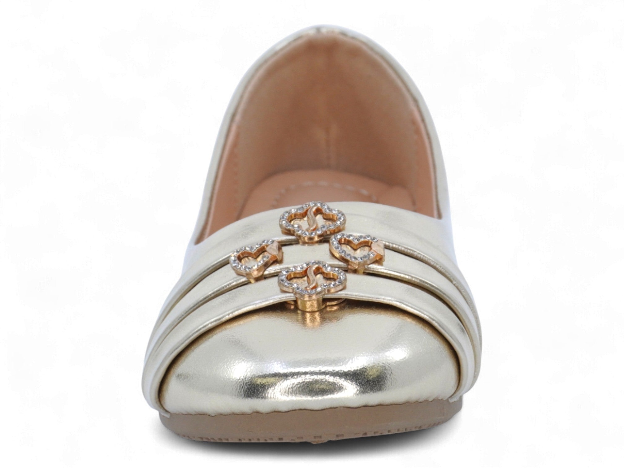 Girls' Gold Ember Flat