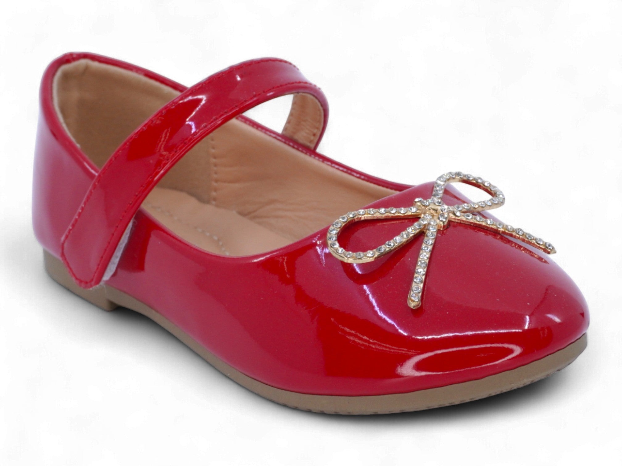Girls' Red Kim Flat