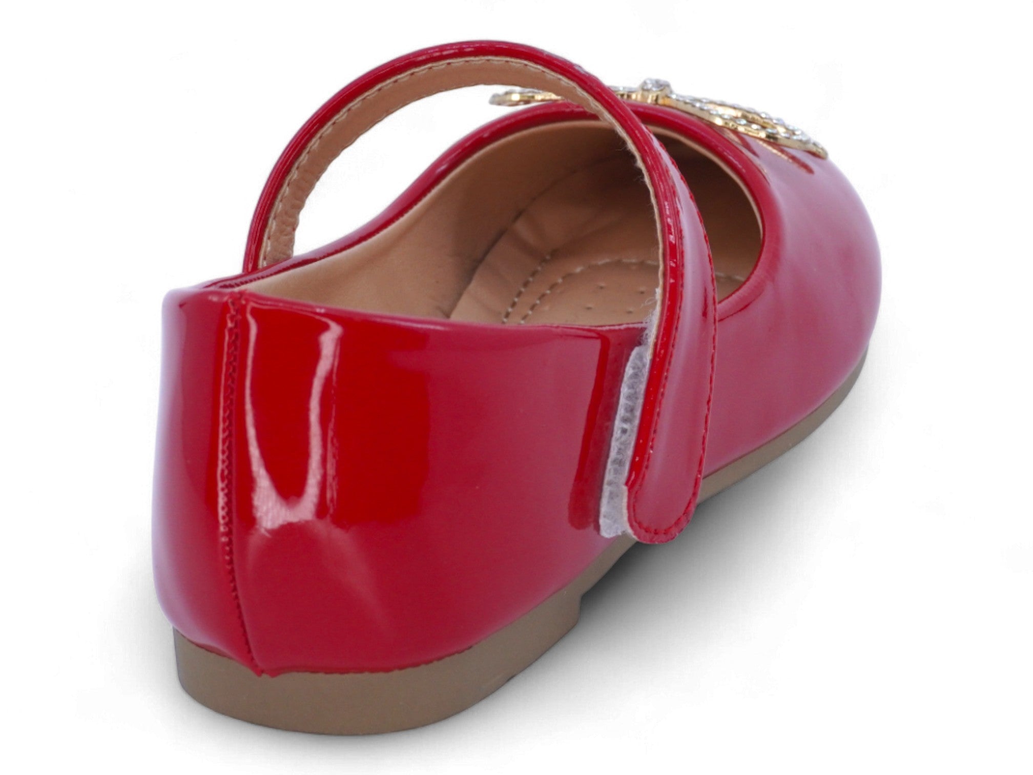 Girls' Red Kim Flat