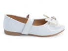 Girls White Lilliana Flat