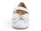 Girls White Lilliana Flat