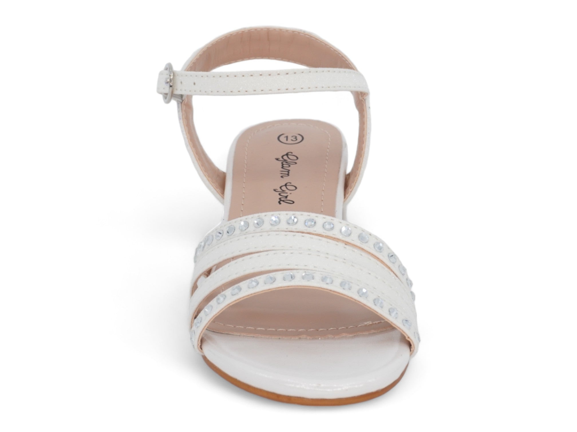 Girls' White Sarabel Dress Shoe