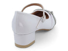 Girls' White Marley Dress Shoe