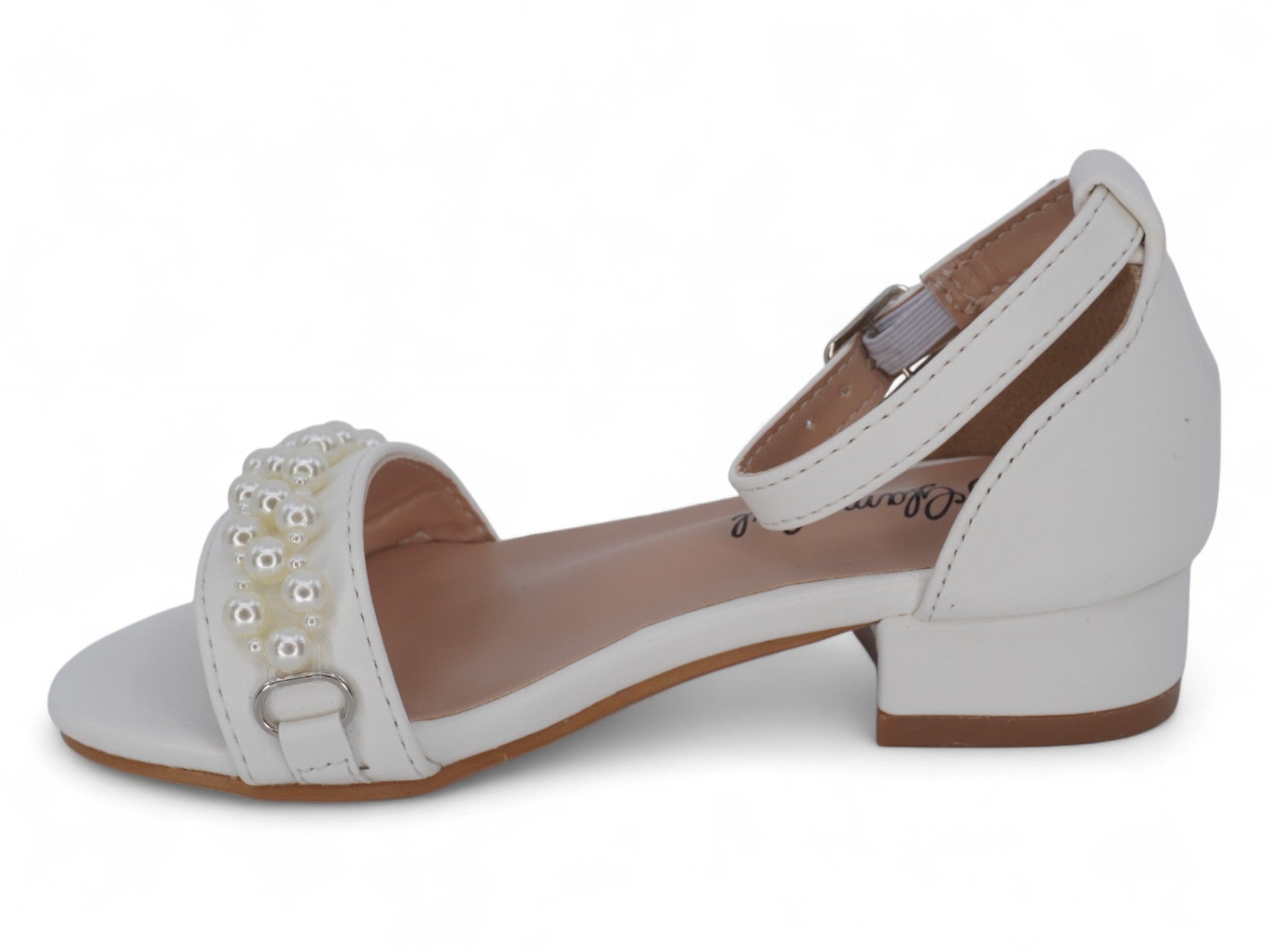 Girls' White Skylar Dress Shoe
