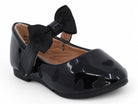 Toddler Black Patent Jimena Flat