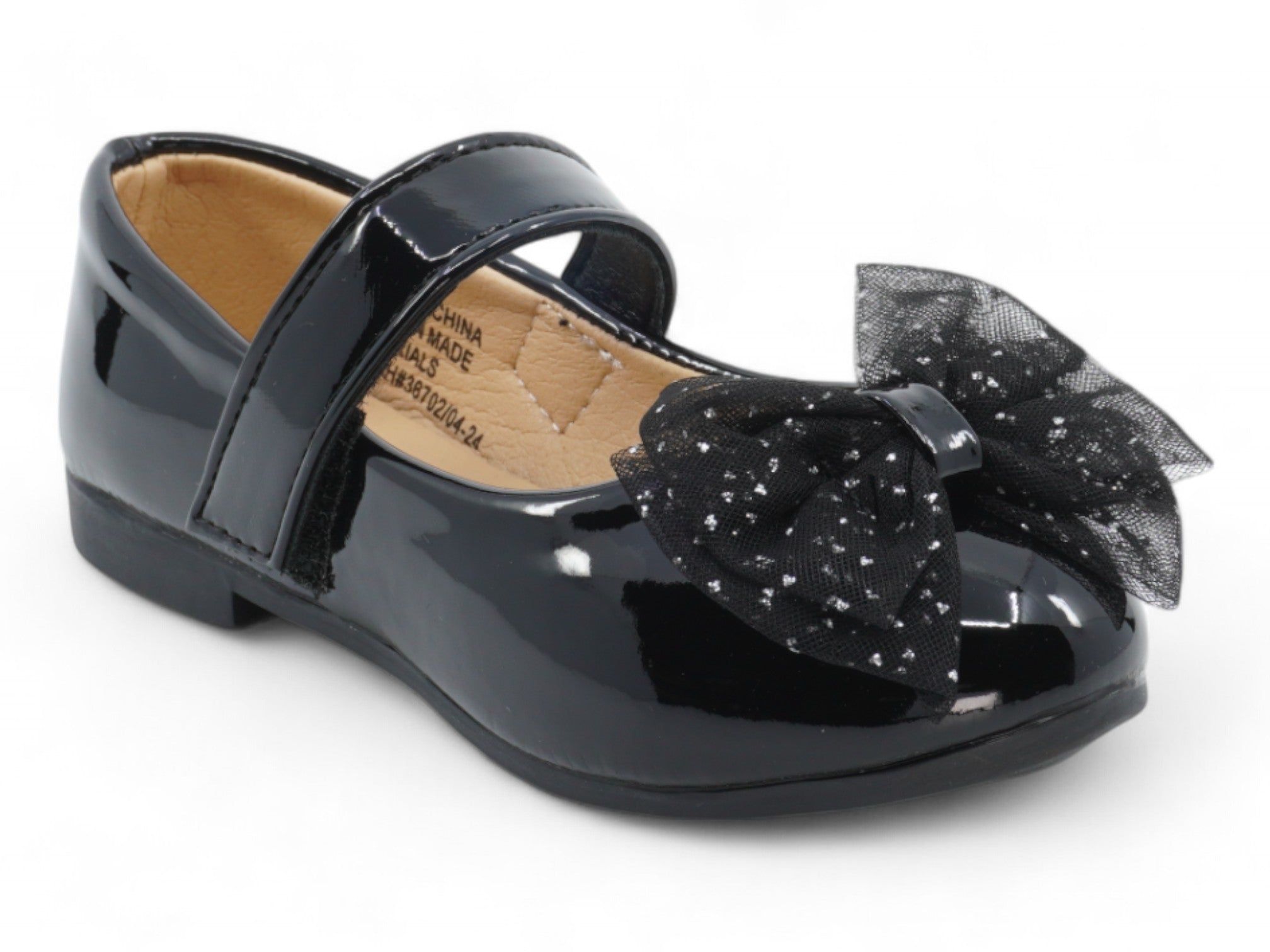 Toddler Black Leigh Flat