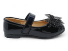 Toddler Black Leigh Flat