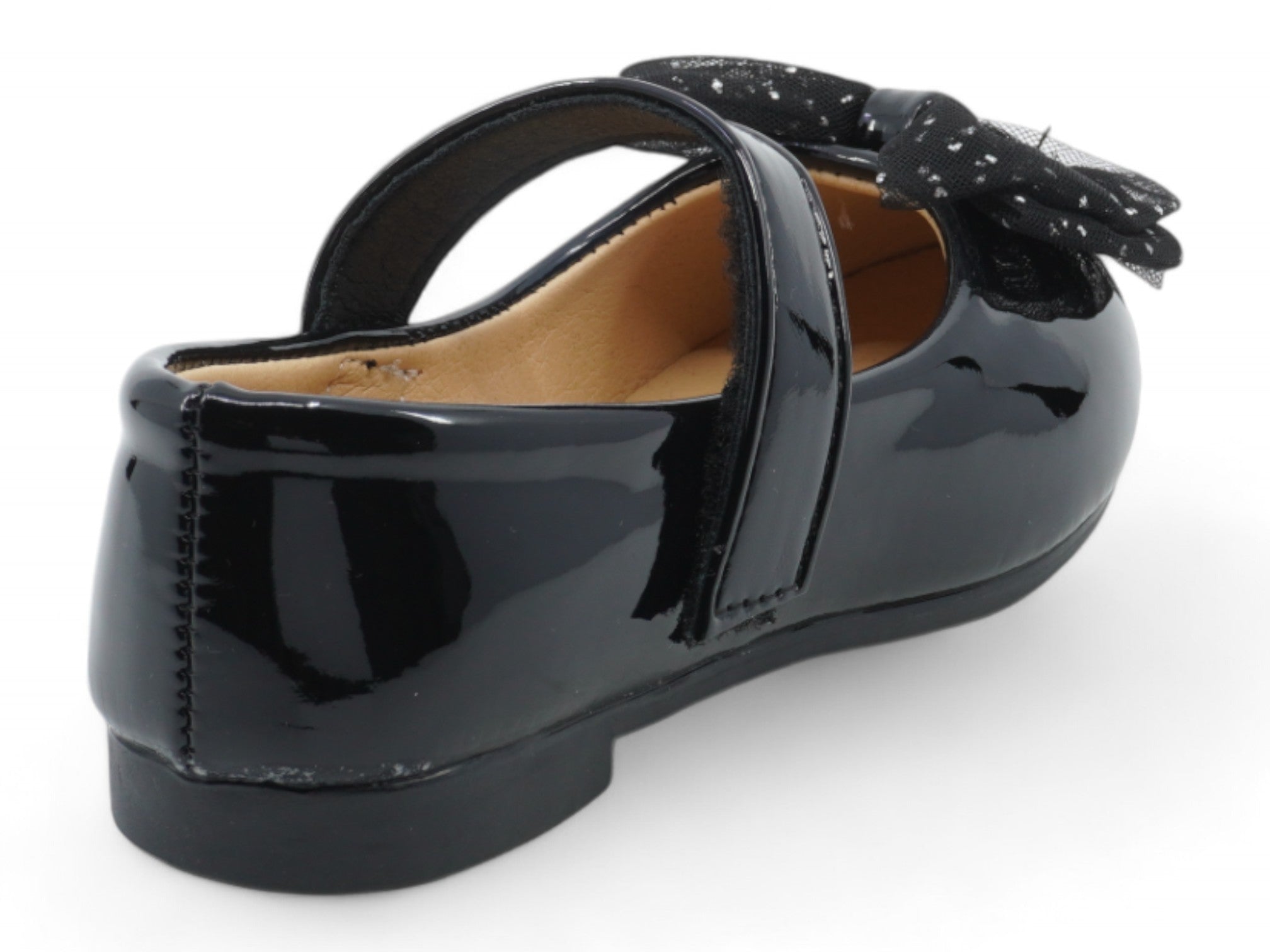 Toddler Black Leigh Flat