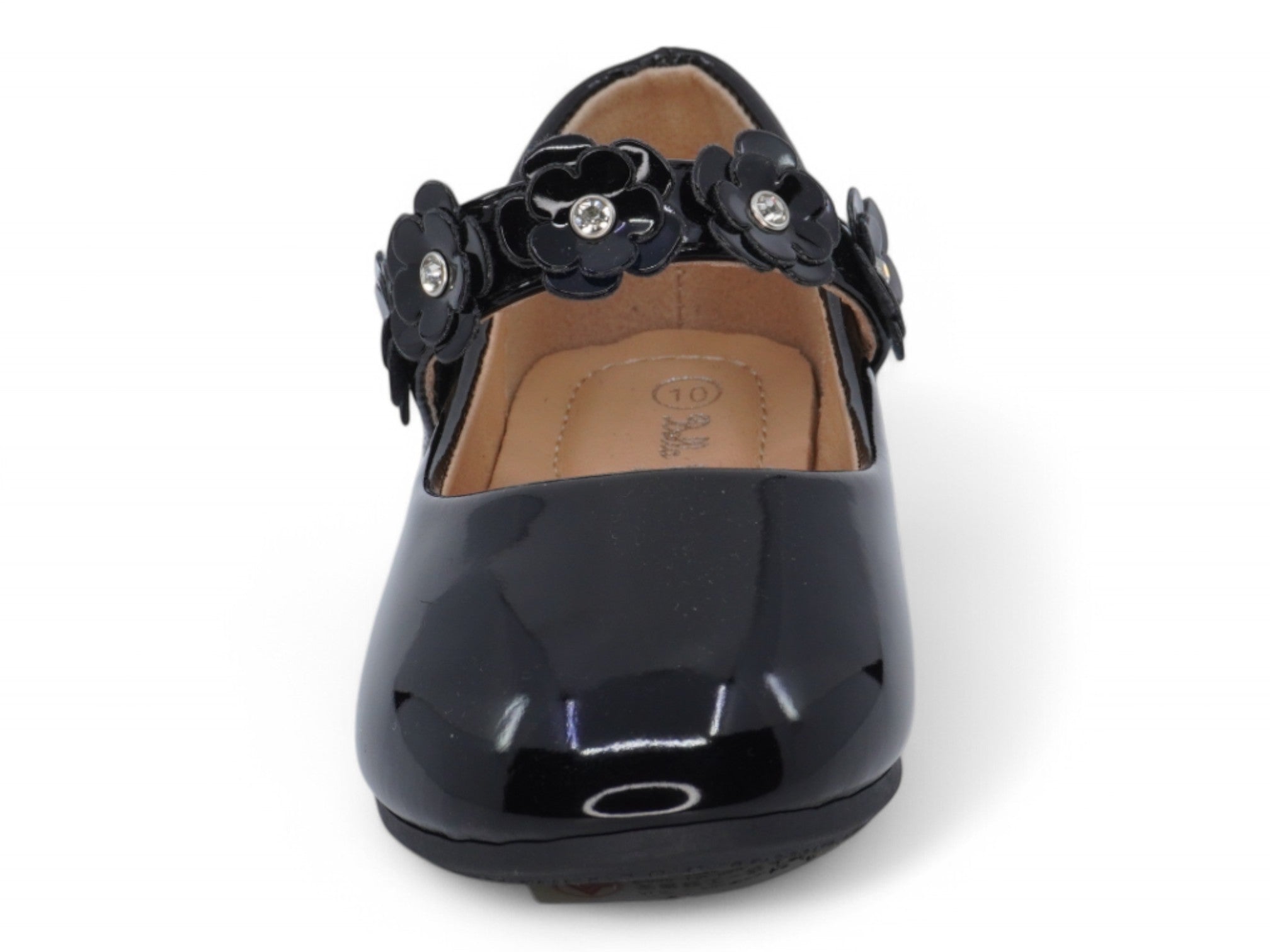 Toddler Black Gia Flat