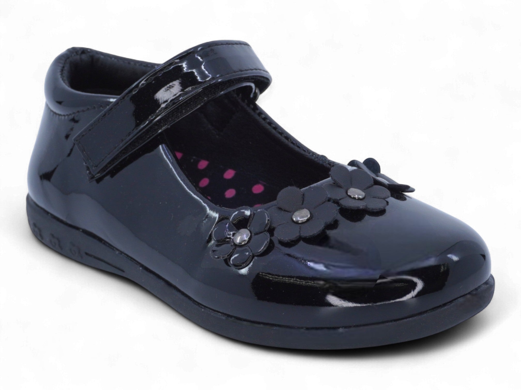 Toddler Black Patent Millie School Shoe
