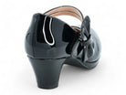 Girls Black Patent Karol Heel