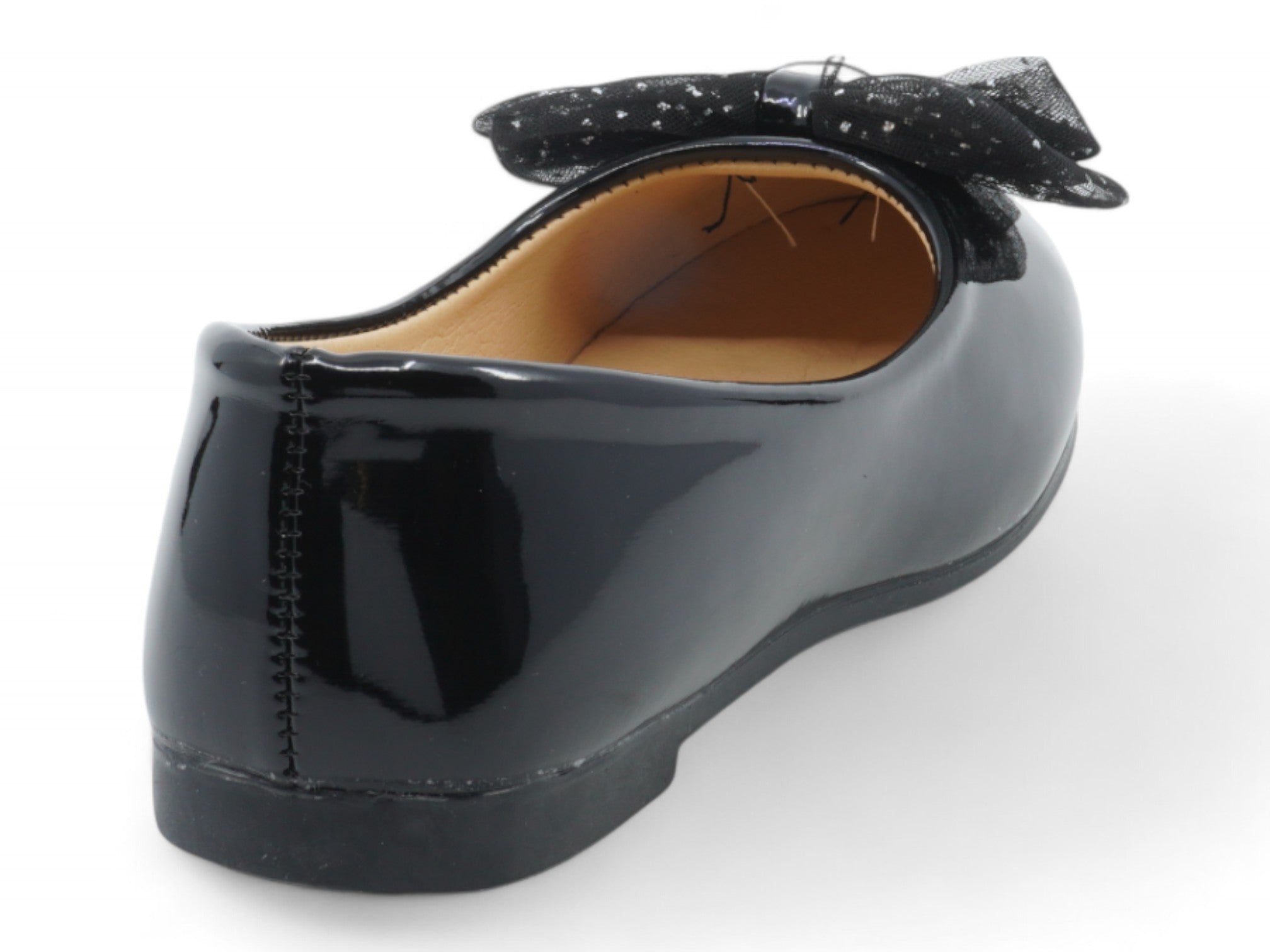 Girls' Black Leigh Flat